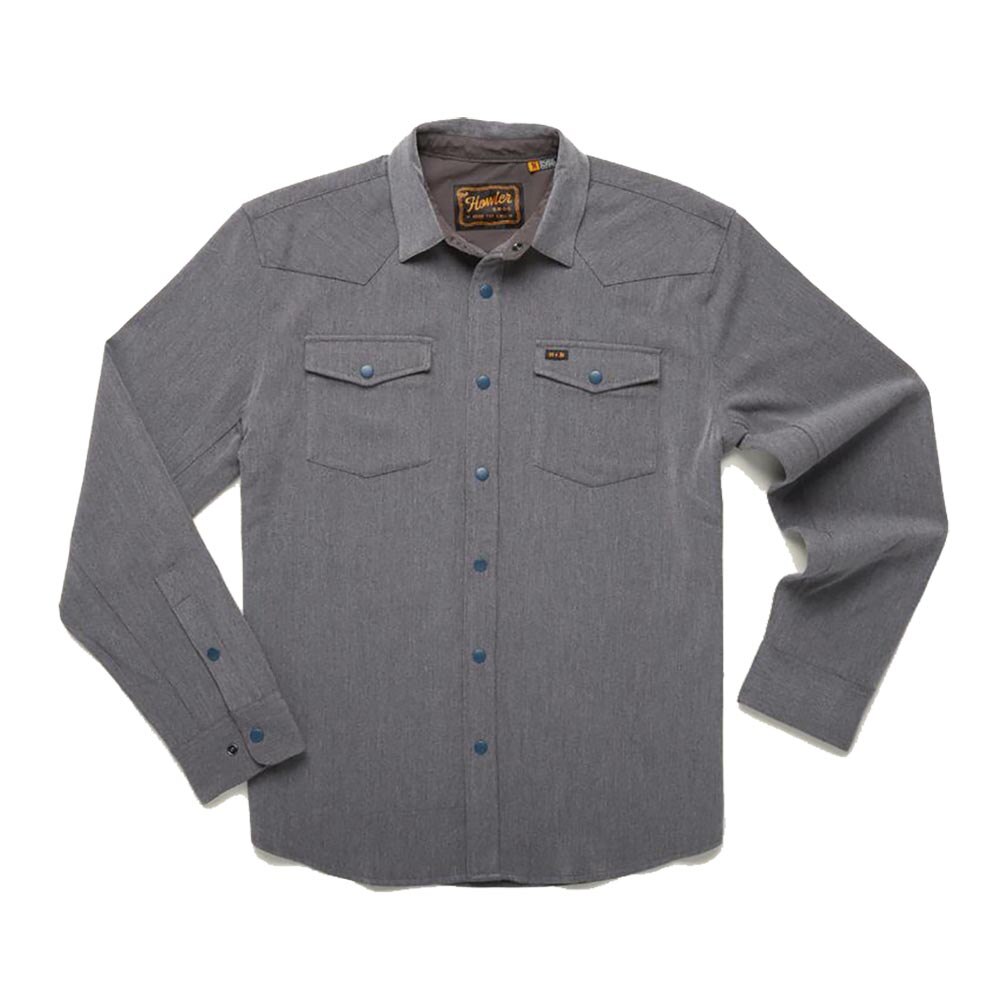 Howler Brothers Stockman Stretch Snapshirt Men's in Varsity Heather